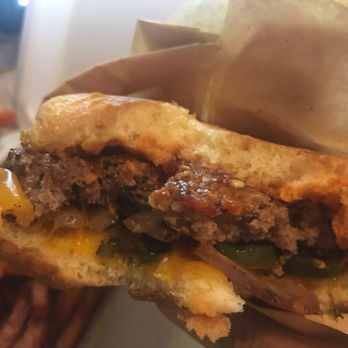 Burganic Hub - Messed up order of Fiery Chicken Jalapeno Sandwich - Burgers Near Me - Houston, Texas