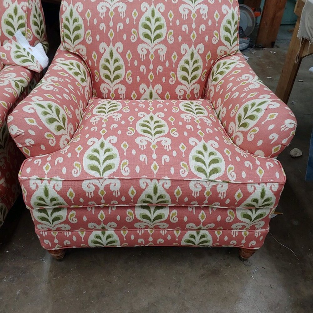 Long Upholstery Service - After! - Furniture Reupholstery Near Me - Austin, Texas