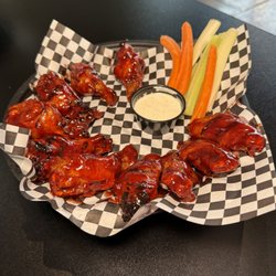 Wings with Loganberry Sauce