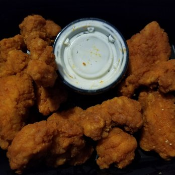 BJ's Restaurant & Brewhouse - Boneless buffalo wings from the appetizer sampler. Ranch. - Breweries Near Me - Taylor, Michigan