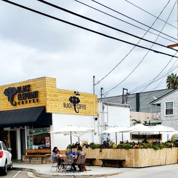 Black Elephant Coffee - Burbank - Patio - Coffee & Tea Near Me - Burbank, California