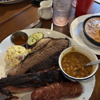 Killen's - 3 meat platter - Southern Near Me - Houston, Texas Killen's - 3 meat platter - Southern Near Me - Houston, Texas