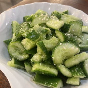 Yang’s Braised Chicken Rice - a bowl of cucumbers - Chinese Near Me - Mississauga, Ontario Yang’s Braised Chicken Rice - a bowl of cucumbers - Chinese Near Me - Mississauga, Ontario
