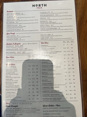 Menu photo 2 North Italia Austin, TX Menu photo 2 North Italia Austin, TX
