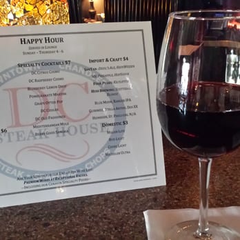 DC Steak House - Happy hour drink menu. - Steakhouses Near Me - Chandler, Arizona