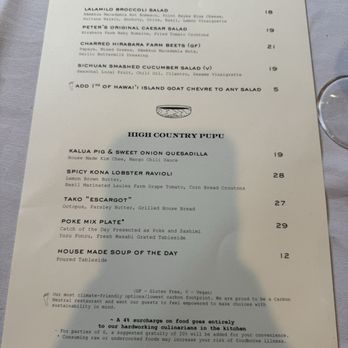 Merriman's - Menu - Hawaiian Near Me - Kamuela, Hawaii
