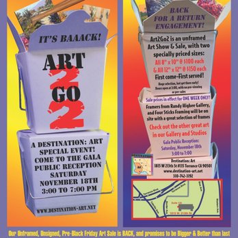 Destination Art - Please join us on Nov 18, 2017 3-7 PM Pre Black Friday Art Sale & Reception! - Art Galleries Near Me - Torrance, California Destination Art - Please join us on Nov 18, 2017 3-7 PM Pre Black Friday Art Sale & Reception! - Art Galleries Near Me - Torrance, California