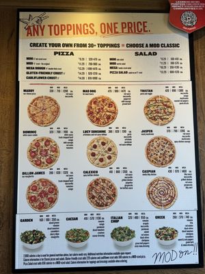 Menu photo 5 MOD Pizza Morgan Hill, CA Menu photo 5 MOD Pizza Morgan Hill, CA