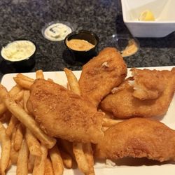 Pins & Ales - Fish and chips. Excellent!!! Would order again.
