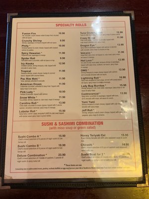 Menu photo 4 Fusion Bowl Mooresville, NC