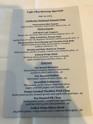 Menu photo 2 Cafe Chardonnay Palm Beach Gardens, FL