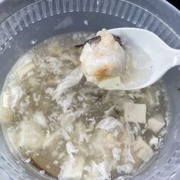 "Seafood" tofu soup