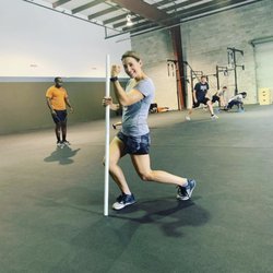 CrossFit Tailwinds - Coach Migs showing us how to flex on Friday!