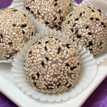 Fifty Bay - Fried Black Sesame Ball - Seafood Near Me - Flushing, New York