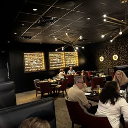 WiseGuys - Back dining area looking at the wine area.