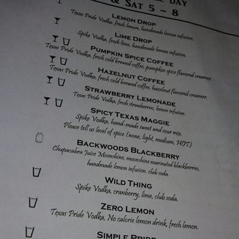 Artisan Craft Bar - Menu - Distilleries Near Me - San Antonio, Texas