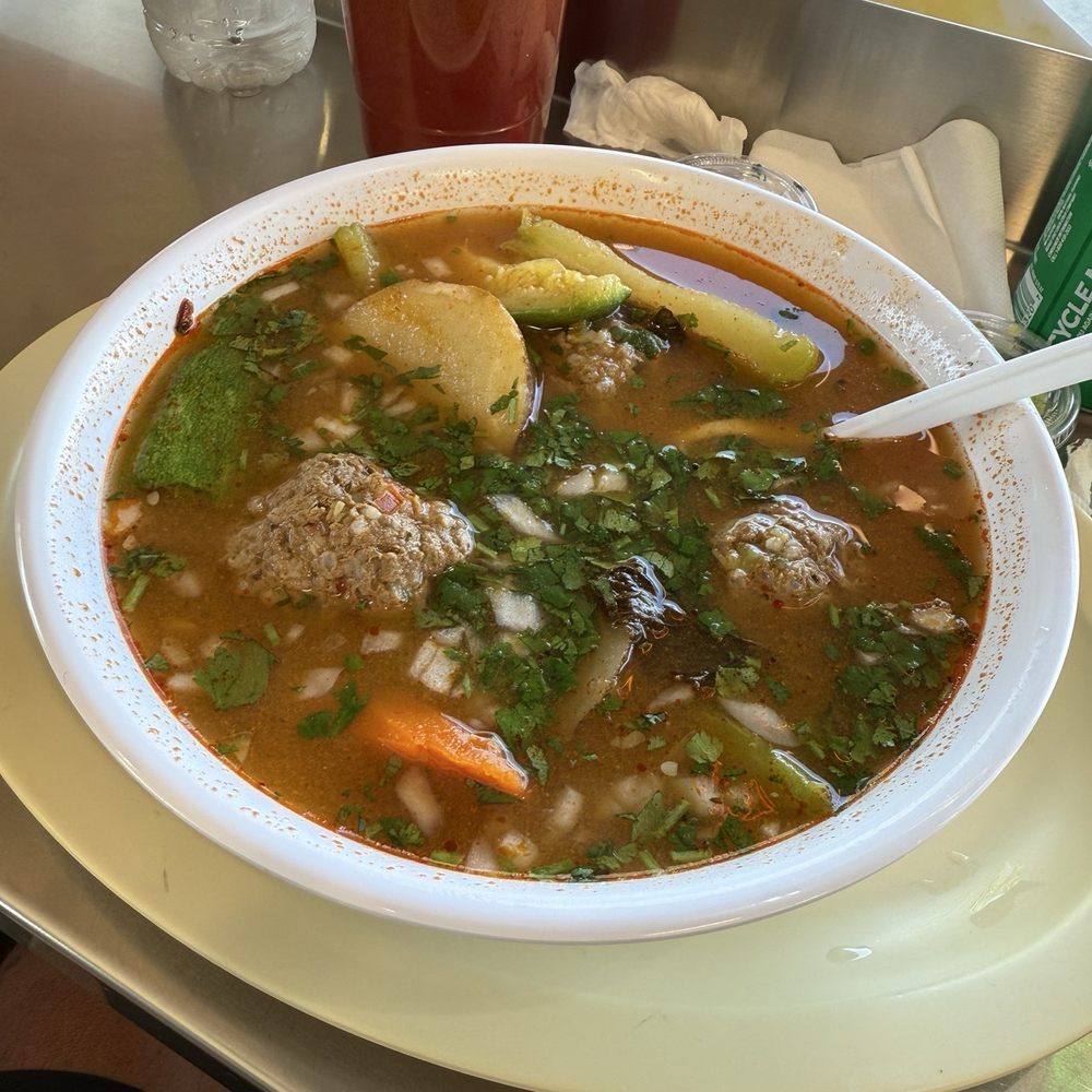 Jugos Acapulco - Albondigas/Meatball Soup - Mexican Near Me - Santa Ana, California Jugos Acapulco - Albondigas/Meatball Soup - Mexican Near Me - Santa Ana, California