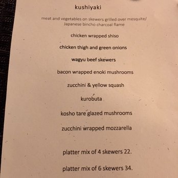 izanami - small plate menu - Tapas/Small Plates Near Me - Santa Fe, New Mexico