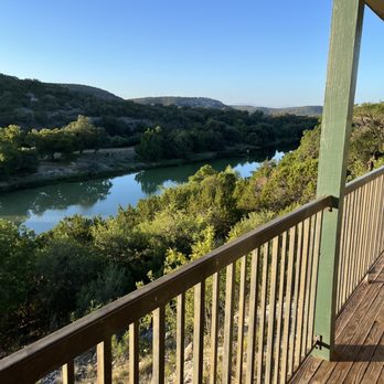 Camp Eagle - View from the guest accommodations balcony - Campgrounds Near Me - Rocksprings, Texas Camp Eagle - View from the guest accommodations balcony - Campgrounds Near Me - Rocksprings, Texas