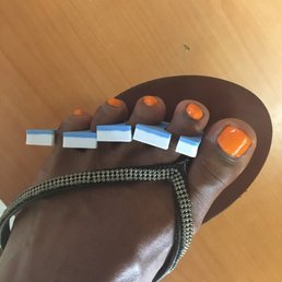 After many times of being fixed and i asked for a square shape on my toes. These are round. After many times of being fixed and i asked for a square shape on my toes. These are round.
