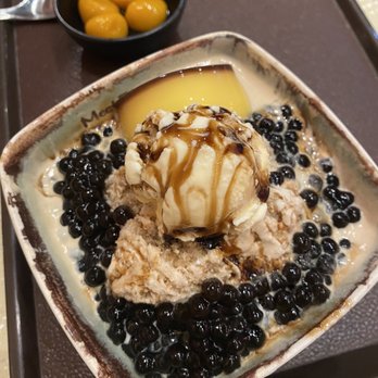 Meet Fresh - Brown sugar boba shaved ice with add on mini taro balls - Desserts Near Me - Plano, Texas Meet Fresh - Brown sugar boba shaved ice with add on mini taro balls - Desserts Near Me - Plano, Texas