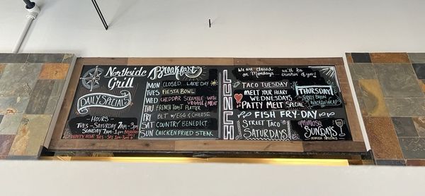 Menu photo 1 Northside Grill Lake Havasu City, AZ