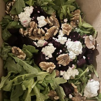 Acme Burger - Bennett Valley - Yummy Beet salad, hadn't topped it with the balsamic vinegarette, so good - Burgers Near Me - Santa Rosa, California