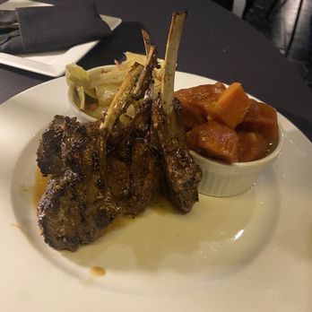Noir Kitchen & Cocktails - Lamb chops, cabbage, sweet potatoes - Soul Food Near Me - Nashville, Tennessee