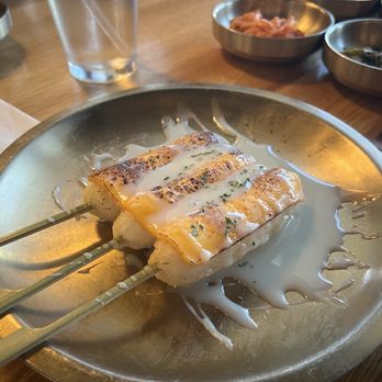 Ondam - Mini Cheese Tteok - very interesting, grilled rice cake with cheese and condensed milk - Korean Near Me - Santa Clara, California