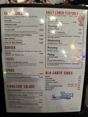 Menu photo 4 The County Line San Antonio, TX