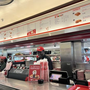 The Varsity - Order and pickup counter. - Burgers Near Me - Atlanta, Georgia The Varsity - Order and pickup counter. - Burgers Near Me - Atlanta, Georgia