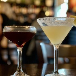 MiNGO - Lemon Mingo Drop and Barrel Aged Black Manhattan Cocktail