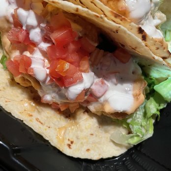 Bonefish Grill - Shrimp taco with black hair on it. - Seafood Near Me - Paramus, New Jersey