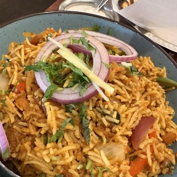 Essence Indian Cuisine - Lamb biryani. - Indian Near Me - Vacaville, California Essence Indian Cuisine - Lamb biryani. - Indian Near Me - Vacaville, California