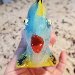 Casa das Velas Loreto - Amazing fish candle from the front