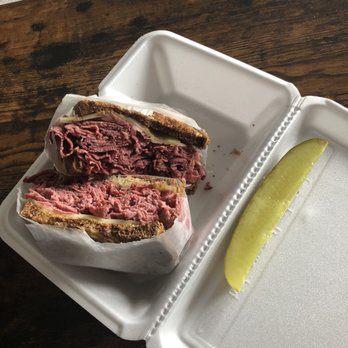 Jonny C's NY Deli - Pastrami-Corned Beef w/Swiss, mustard & sauerkraut on marbled rye. - Caterers Near Me - Amherst, New York