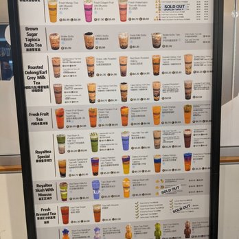 Royaltea - Menu - Bubble Tea Near Me - Toronto, Ontario