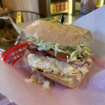 Spiteri's Delicatessen - Sourdough roll with roasted turkey and swiss! - Delis Near Me - Chico, California