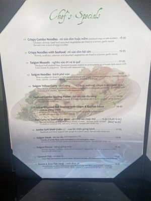 Menu photo 2 Saigon Flavors Oviedo, FL