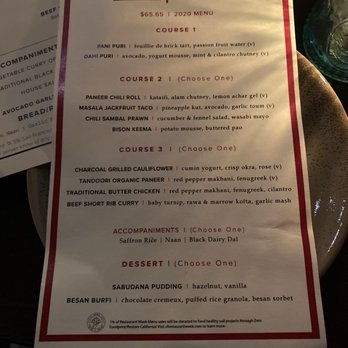 ROOH - Restaurant Week 2020 - Indian Near Me - San Francisco, California ROOH - Restaurant Week 2020 - Indian Near Me - San Francisco, California