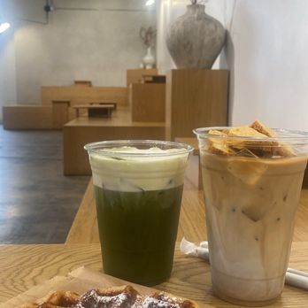 Grid Coffee - Plain Croffle, Cream Matcha, Dalgona Caffe Latte - Coffee & Tea Near Me - Diamond Bar, California Grid Coffee - Plain Croffle, Cream Matcha, Dalgona Caffe Latte - Coffee & Tea Near Me - Diamond Bar, California
