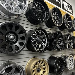 Wheels on display Wheels on display