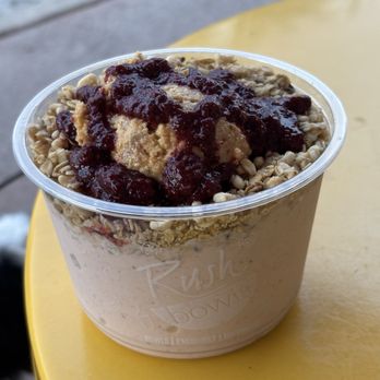 Rush Bowls - Peanut Butter and Jelly Bowl - Acai Bowls Near Me - Houston, Texas Rush Bowls - Peanut Butter and Jelly Bowl - Acai Bowls Near Me - Houston, Texas