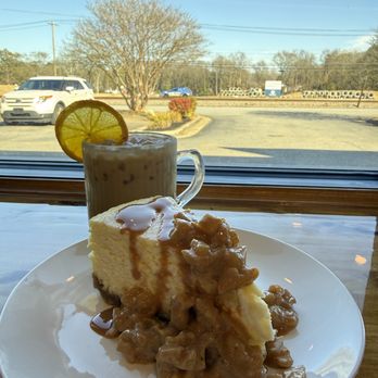 Luna Café - Apple caramel cheesecake - Cafes Near Me - Simpsonville, South Carolina Luna Café - Apple caramel cheesecake - Cafes Near Me - Simpsonville, South Carolina