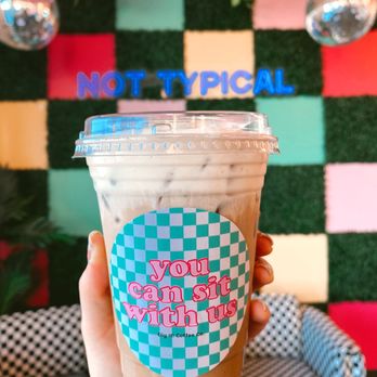 Dig it Coffee - Peanut Butter Cup Latte with soft top (requested) - Coffee & Tea Near Me - Las Vegas, Nevada