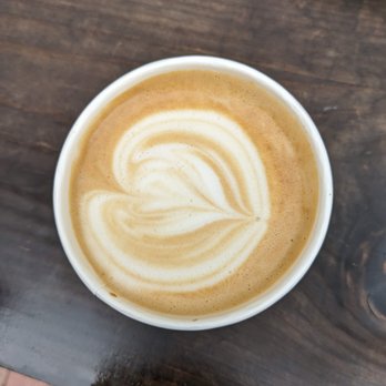 Faro - House latte to go - Cafes Near Me - Cambridge, Massachusetts
