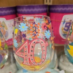 Amy's Hallmark Shop - Beautiful wine glass