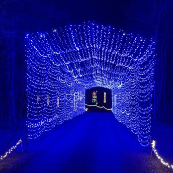 Candy Cane Lane Drive Thru Christmas Light Park - Our kids loved these cool tunnels! - Festivals Near Me - Calhoun, Louisiana