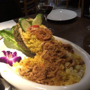 Nara Thai - Pineapple Fried Rice. Very Good. - Thai Near Me - Freehold, New Jersey