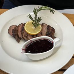 The duck. It was pretty dry, the sauce was a great addition. The duck. It was pretty dry, the sauce was a great addition.